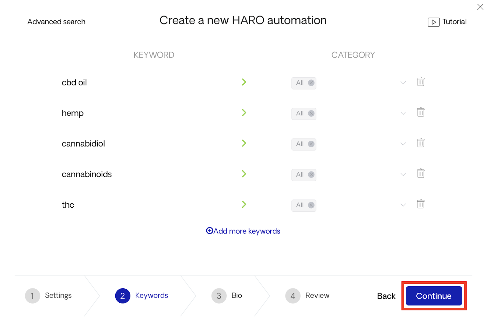 Continuing HARO automation setup 2