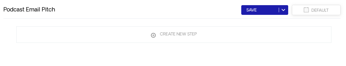 Create New Step
