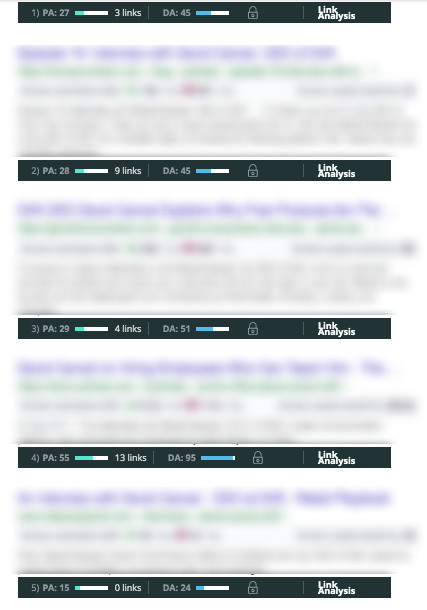 MOZ Domain Authority