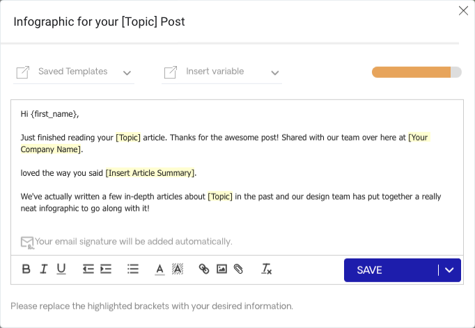 Original Message on Respona
