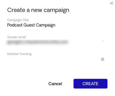Podcast Guest Campaign