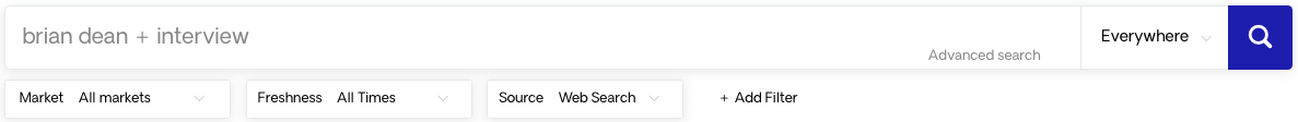 Search Operator for Content Based Campaign