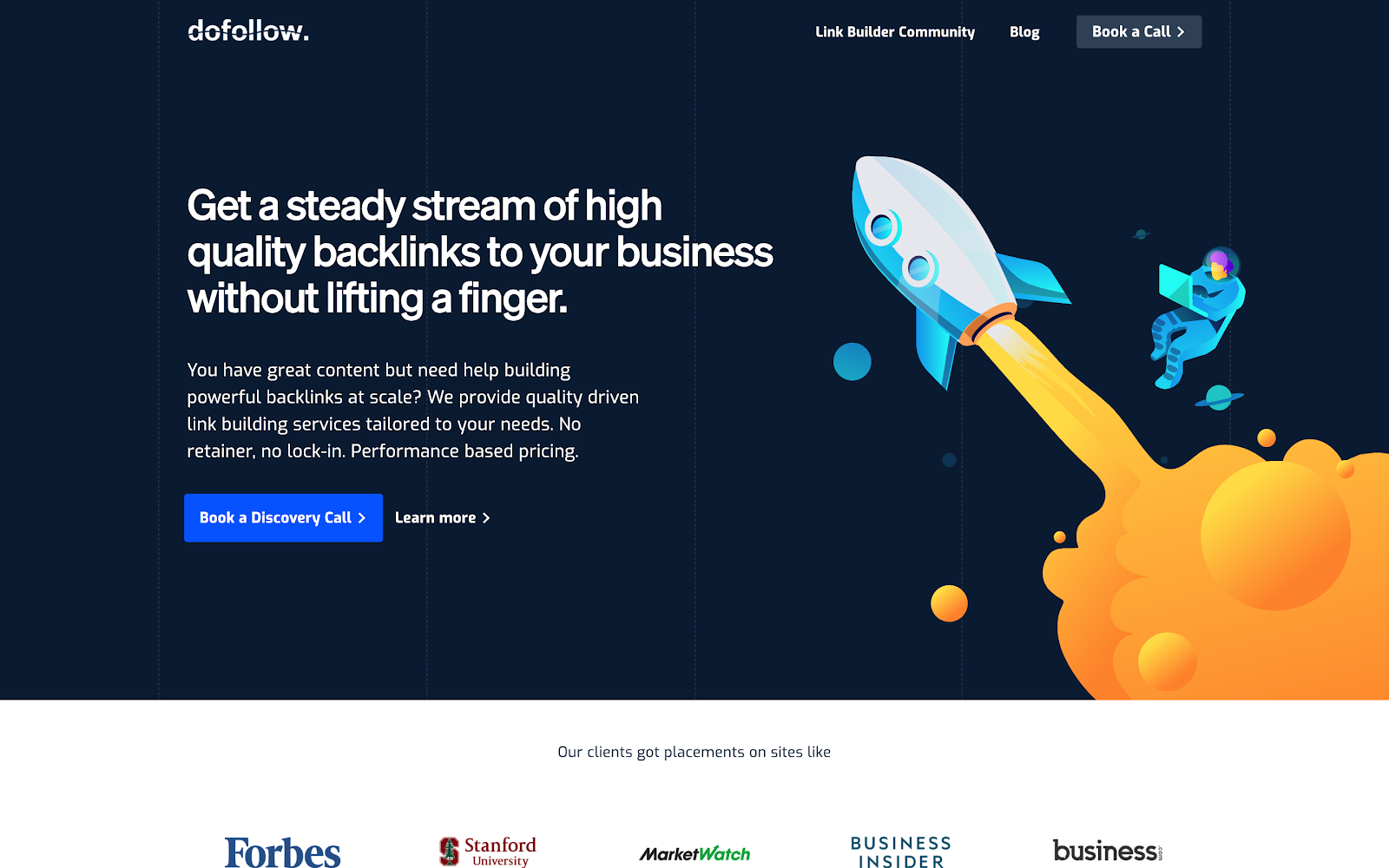 Dofollow.io homepage