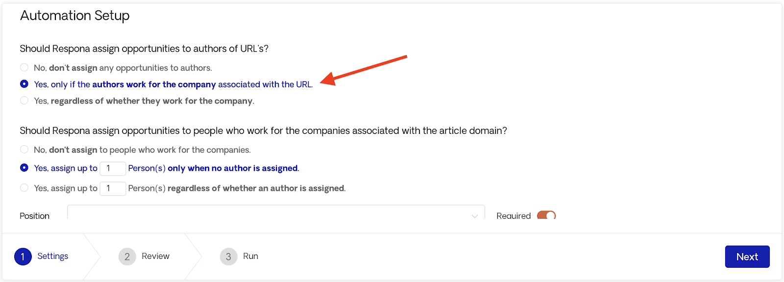 first automation question