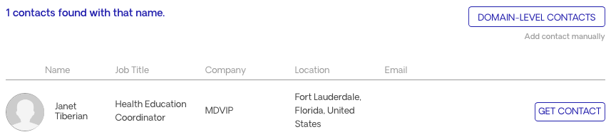 Un Assigned Contacts