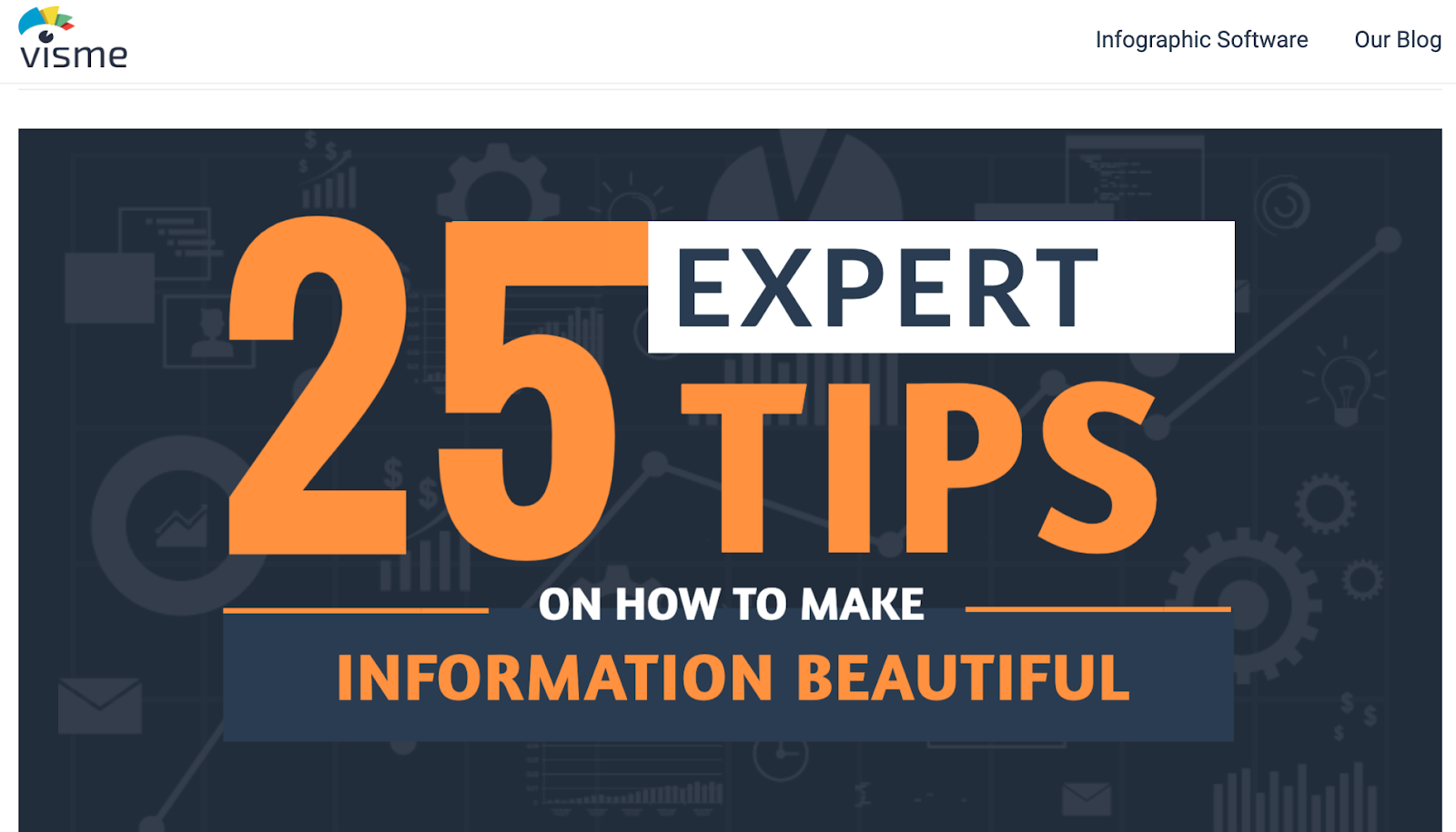 Visme 25 Expert Tips on How to Make Information Beautiful