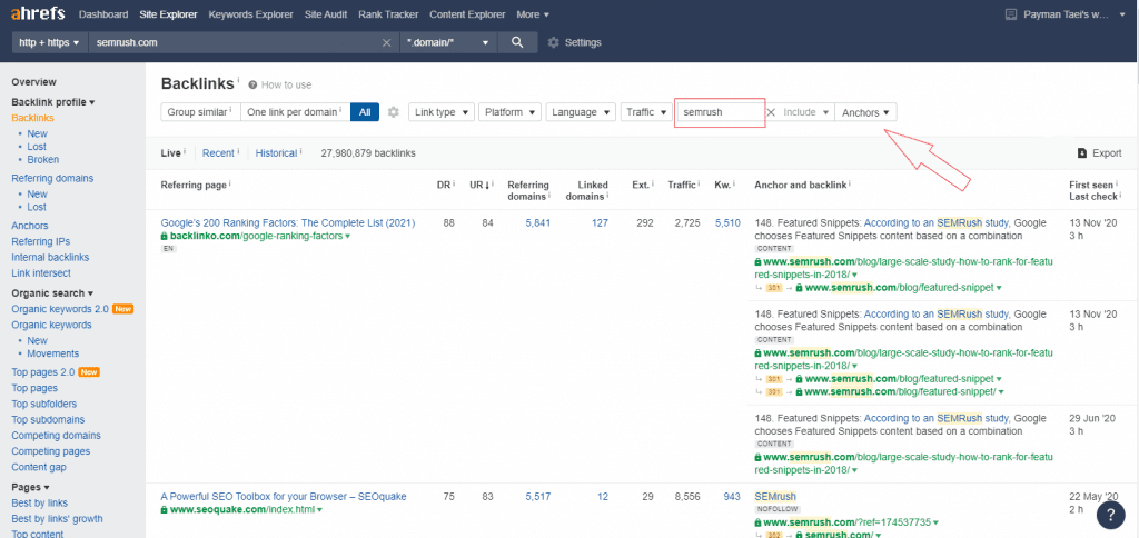Ahrefs backlink opportunities