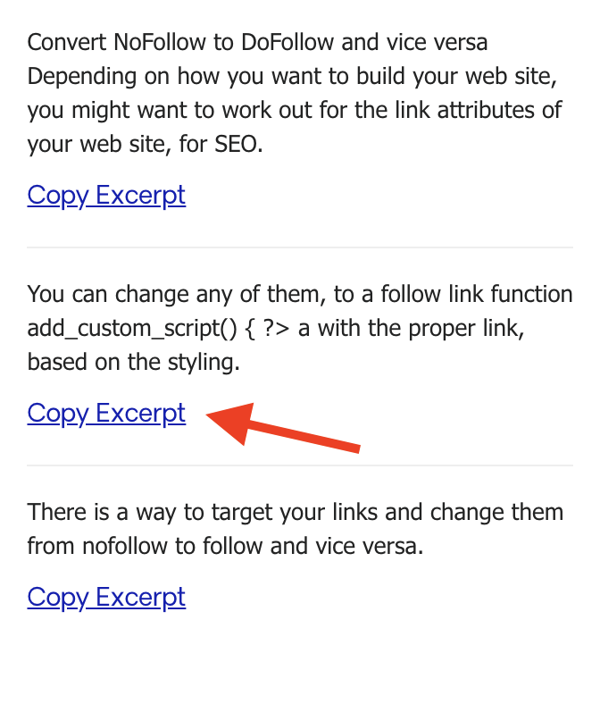 Found article summary snippets