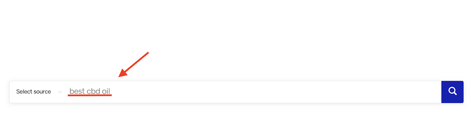 CBD search keywords