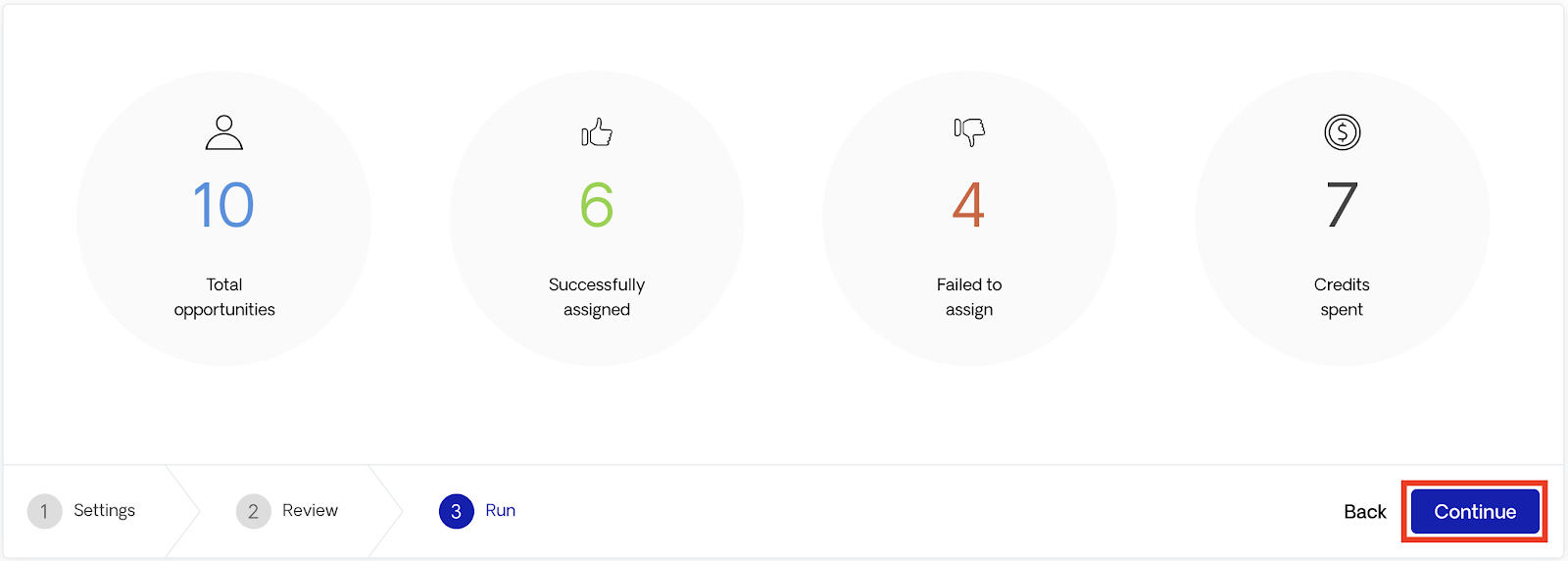 Continuing with finding contact automation