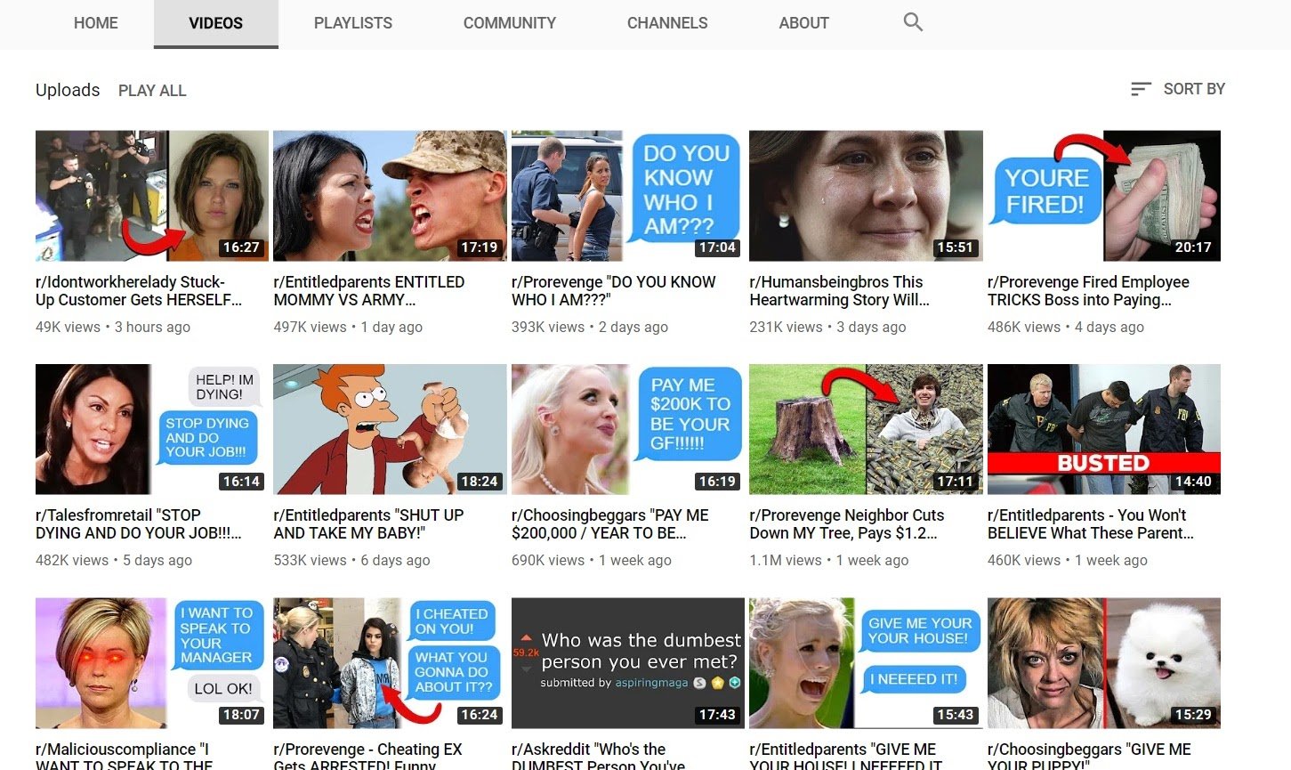 rslash example thumbnails