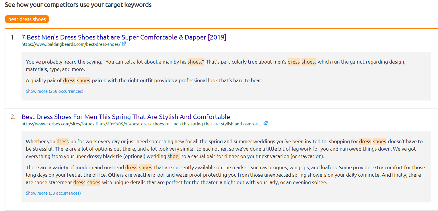 seo content template 2