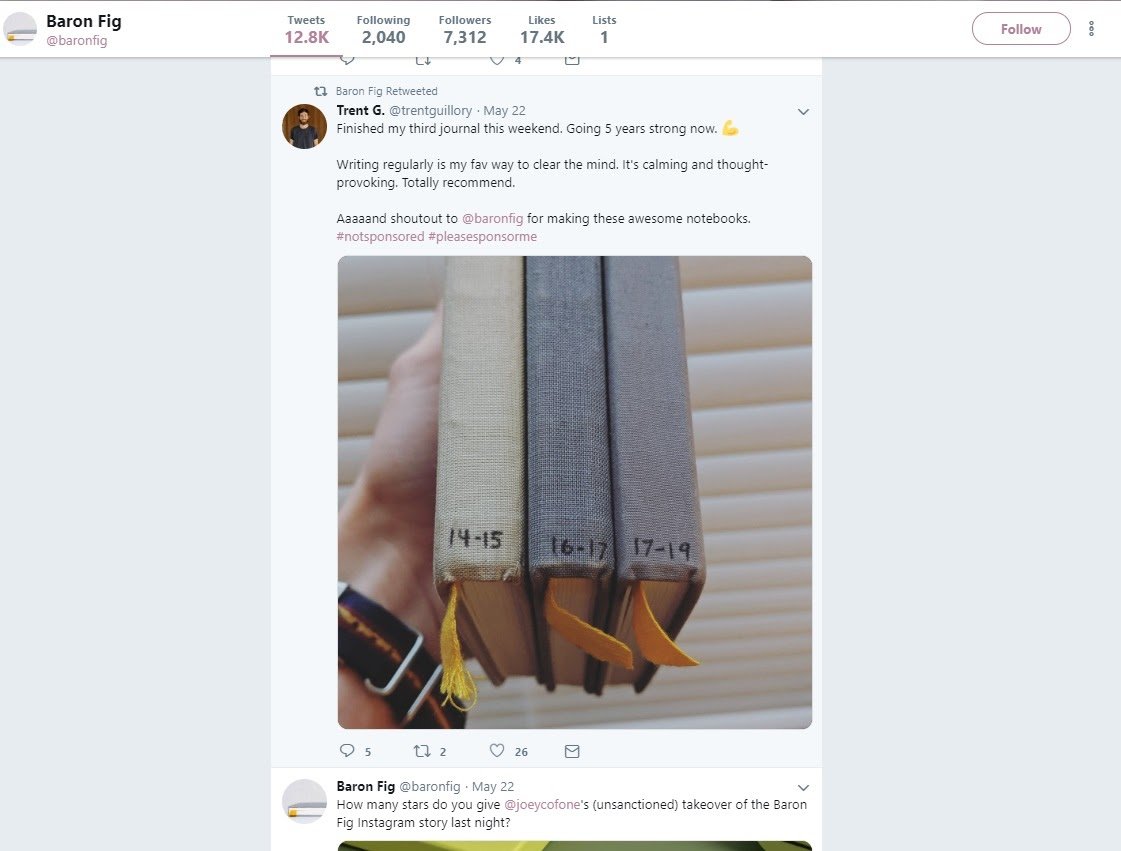 twitter good company example